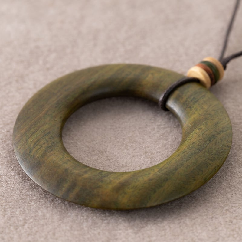 木の環のネックレス | レアウッドビーズBijoux STORE