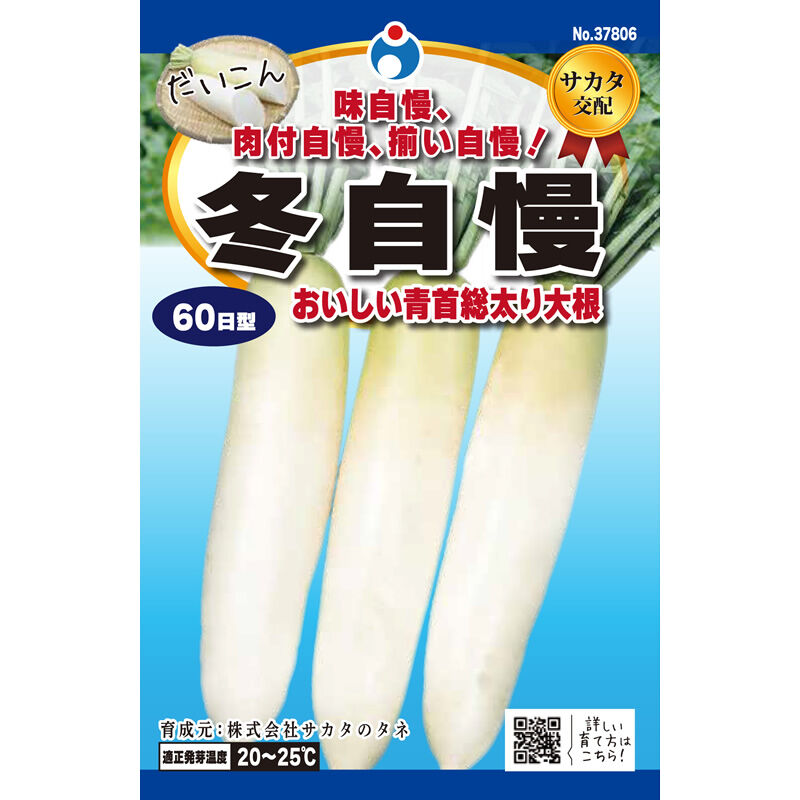 冬自慢大根（だいこん） / 【37806】 | 花さんぽ｜種子をはじめ園芸