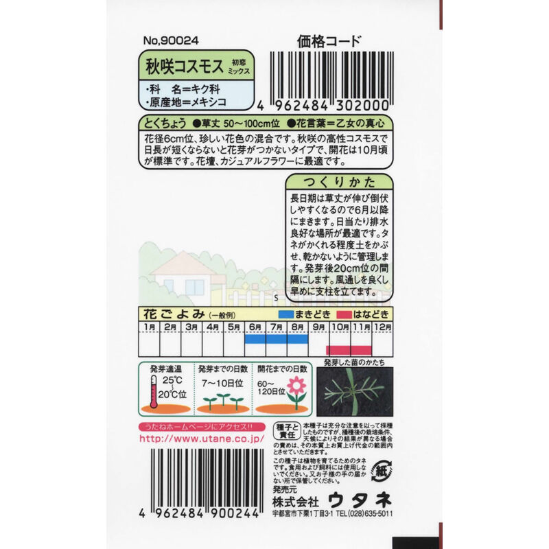 (コスモス様) Amazon.co.jp: cos90 花の種 背丈の低いミニコスモス mix色 50粒