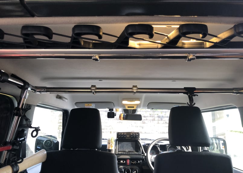 新型ジムニー 天井収納セットjb64jb74jb23 収納力UP！ 新型ジムニー