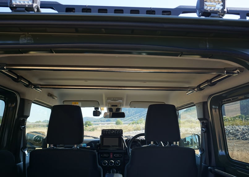 ジムニー　天井収納セット　強化タイプ　jb64jb74jb23  収納力UP！ ジムニー 天井収納セット 強化タイプ jb64jb74jb23 収納力UP！ - メルカリ