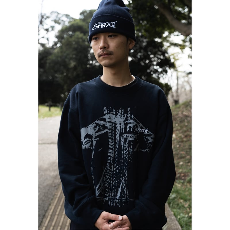 FULLMOON 月と海のグラフィック スウェット sunroof babyT graphic