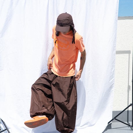 "sunburn logo" crew neck T-shirt (ORANGE)