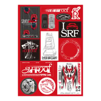 "sunroof multi logo" sticker seat