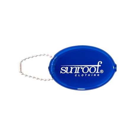 "sunroof classic logo" souvenir coin case (BLUE)