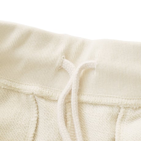 ”sunroof racing logo" sweat shorts (NATURAL)