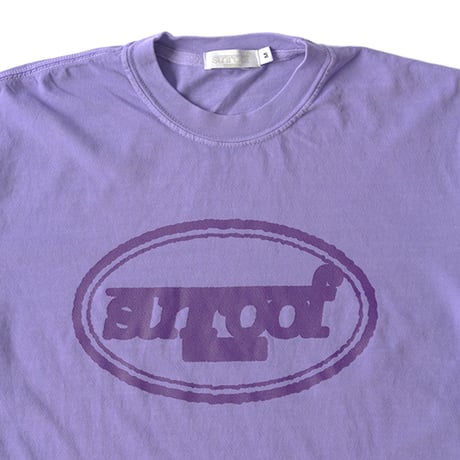"sunburn logo" crew neck T-shirt (PURPLE)
