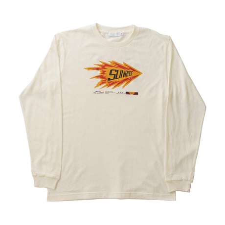 "sunroof racing logo" long sleeve T-shirts (NATURAL)
