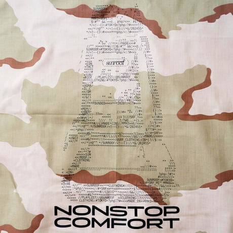 "seat code graphic" bandana (DESERT CAMO)
