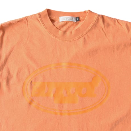 "sunburn logo" crew neck T-shirt (ORANGE)
