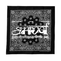 "half logo"bandana (BLACK)