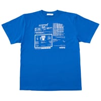 "window sticker graphic" T-shirts (BLUE)