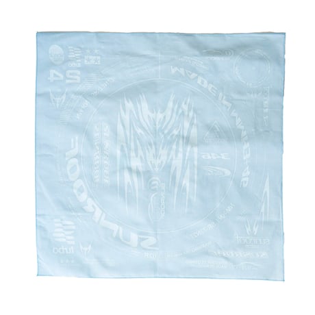 "decal graphic"bandana (SKY BLUE)