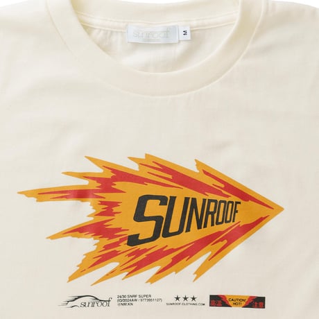 "sunroof racing logo" long sleeve T-shirts (NATURAL)