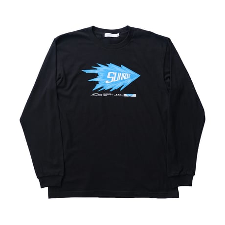 "sunroof racing logo" long sleeve T-shirts (BLACK)