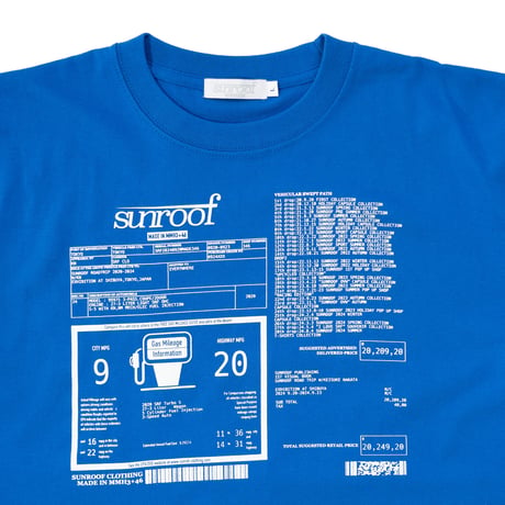 "window sticker graphic" T-shirts (BLUE)