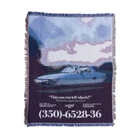 "flying car graphic" trowket (BLACK)