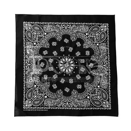 "half logo"bandana (BLACK)