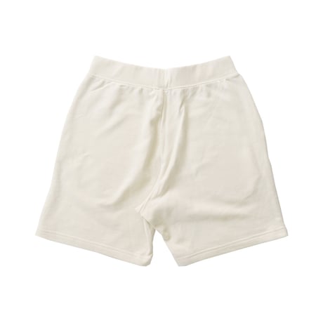 ”sunroof racing logo" sweat shorts (NATURAL)