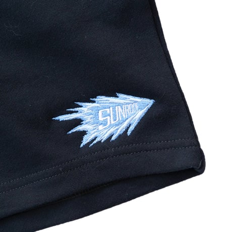 "sunroof racing logo" sweat shorts (BLACK)