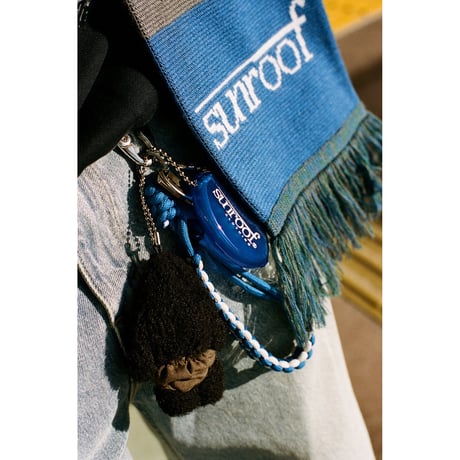 "sunroof classic logo" souvenir coin case (BLUE)