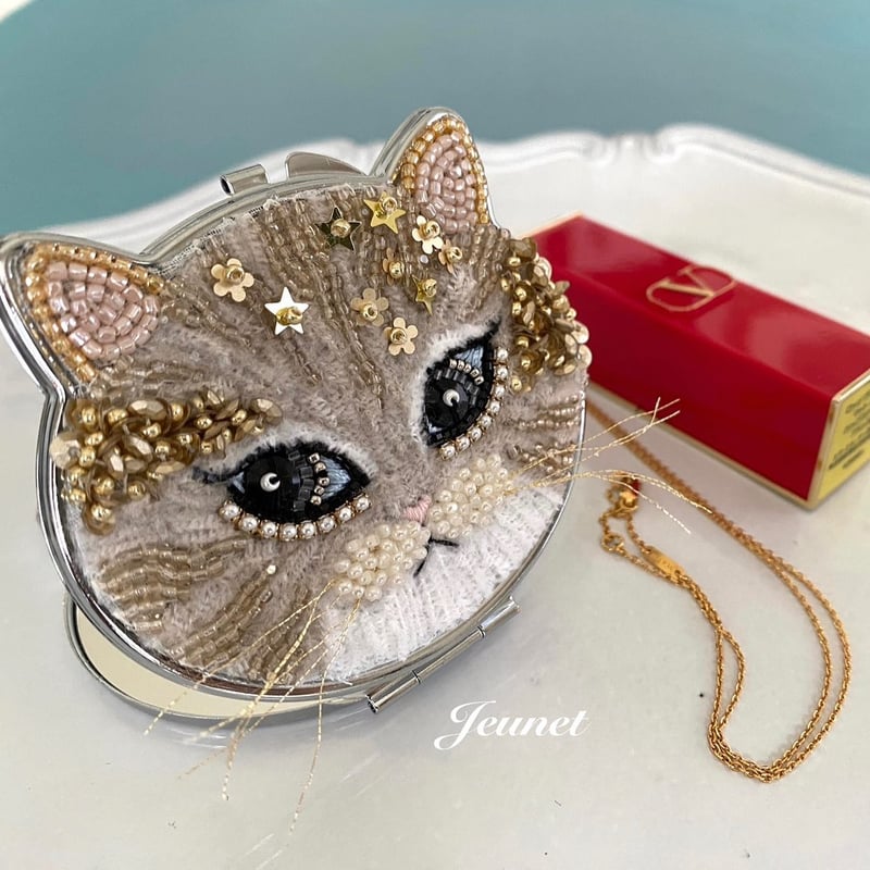 Neko compact mirror (ねこコンパクト) | Jeunet.SHOP