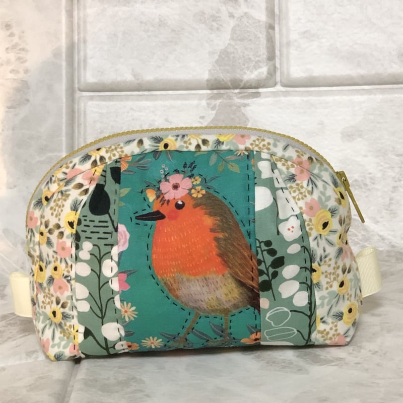 ⭐️新着⭐️かわいい鳥のふっくらポーチ（手づくりキット）ファスナー  