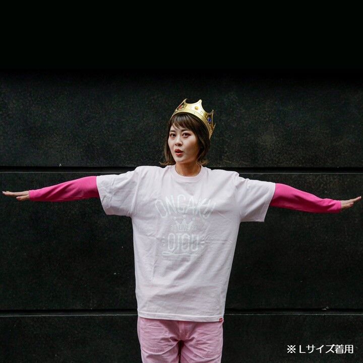 オンガクお嬢LIVE 2023 × RUDIE'S ライブTシャツ<ピンク> | 日本