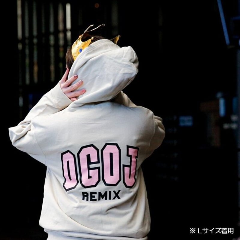 オンガクお嬢Remix × RUDIE'S ジップパーカー <ライトベージュ オンガクお嬢Remix × RUDIE'S ジップパーカー <ライトベージュ