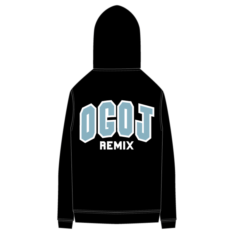 りお グッズパーカー オンガクお嬢Remix × RUDIE'S ジップパーカー <ブラック> | 日本海