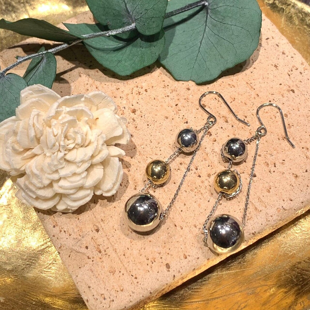 有楽町店限定アクセサリー】ボールチェーンピアス(YURK0014