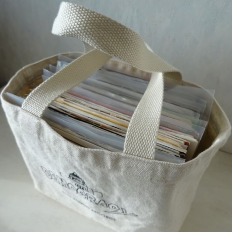 16オンス帆布 / 7inch レコード・トートバッグ | TOO YOUNG RECORDS