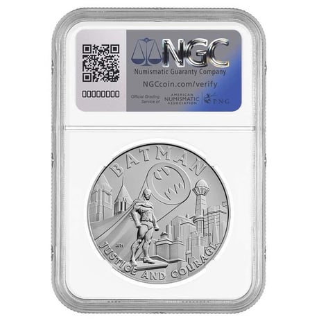 【お取り寄せ】2025年 DCコミックス バットマン 1oz 銀メダル NGC NS70