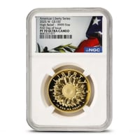 【お取り寄せ】2025年 アメリカンリバティシリーズ $100金貨 1oz NGC PF70 UCAM