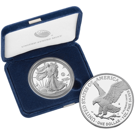【お取り寄せ】 2025年 アメリカ海軍250周年記念 1oz 銀貨 $1（化粧箱＆証明書付き）