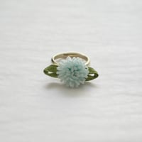 BLUE MINI FLOWER RING