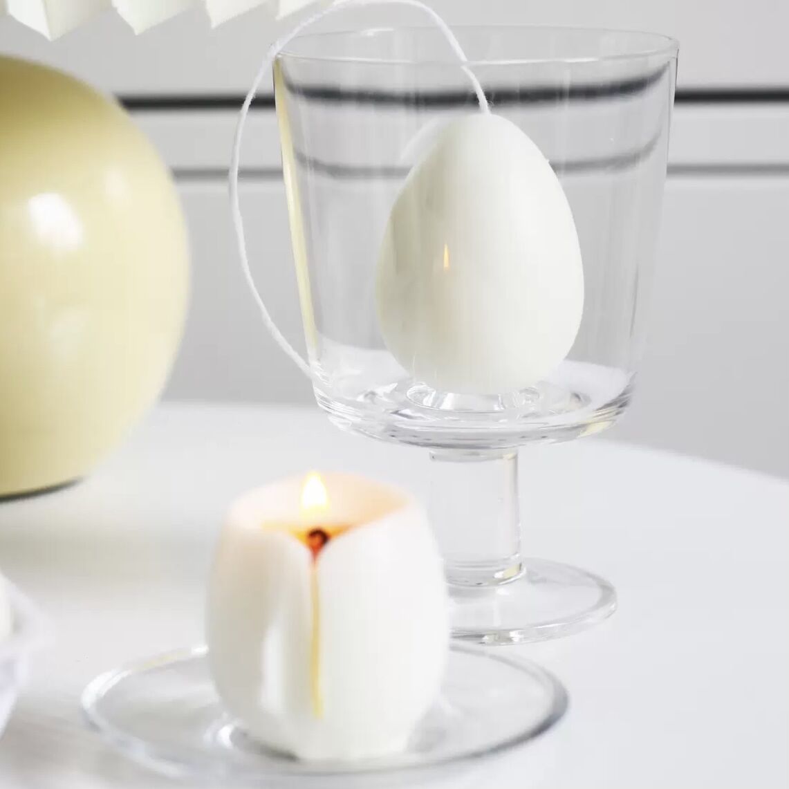 フランス製　エッグキャンドル　2個セット フランス製 エッグキャンドル 2個セット