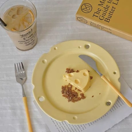 チーズモチーフプレート