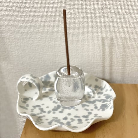 クリアバブルインセンスホルダー