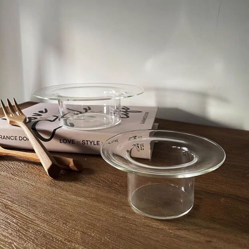 ガラス飾り帽子型