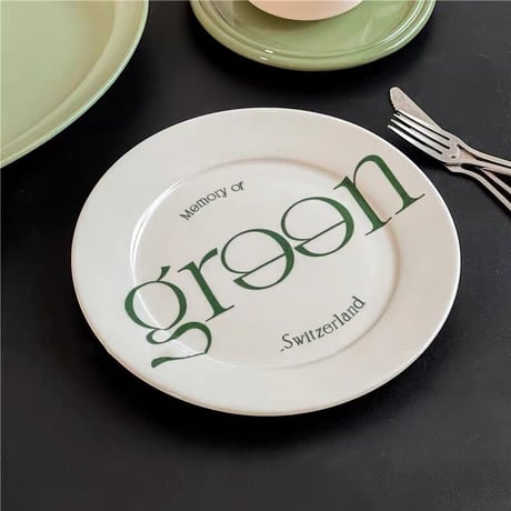 greenセラミックプレート