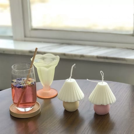 プリーツランプキャンドル