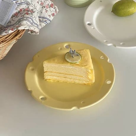 チーズモチーフプレート