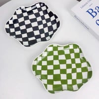 チェッカーボードニュアンスプレート