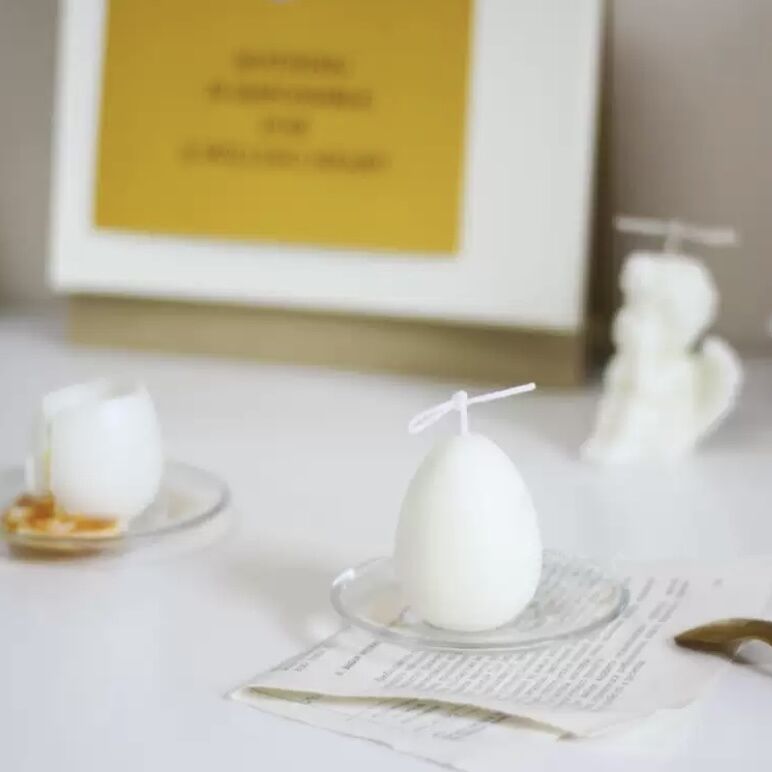 半熟エッグキャンドル2set | Holiday Room