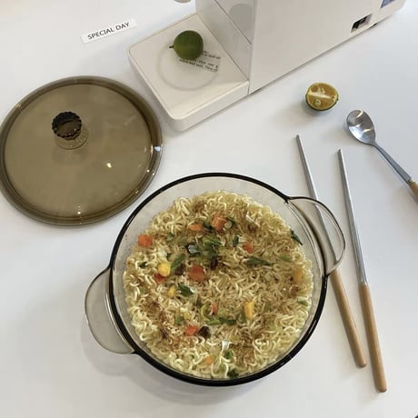 アンバーガラスポット