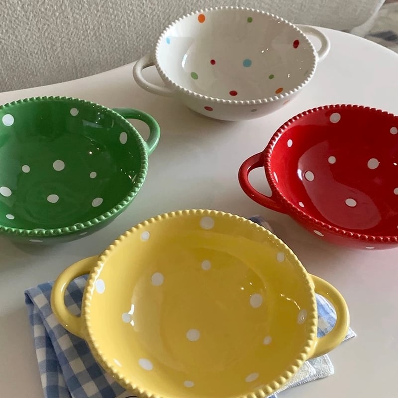 ドットセラミックボウル | Holiday Room