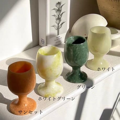 ヴィンテージストーンワイングラス