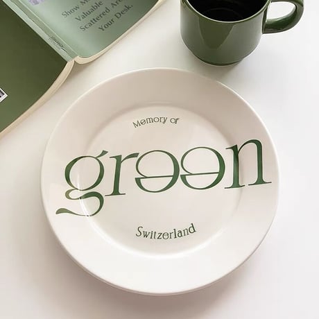 greenセラミックプレート