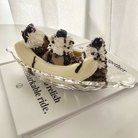 バナナスプリットグラス